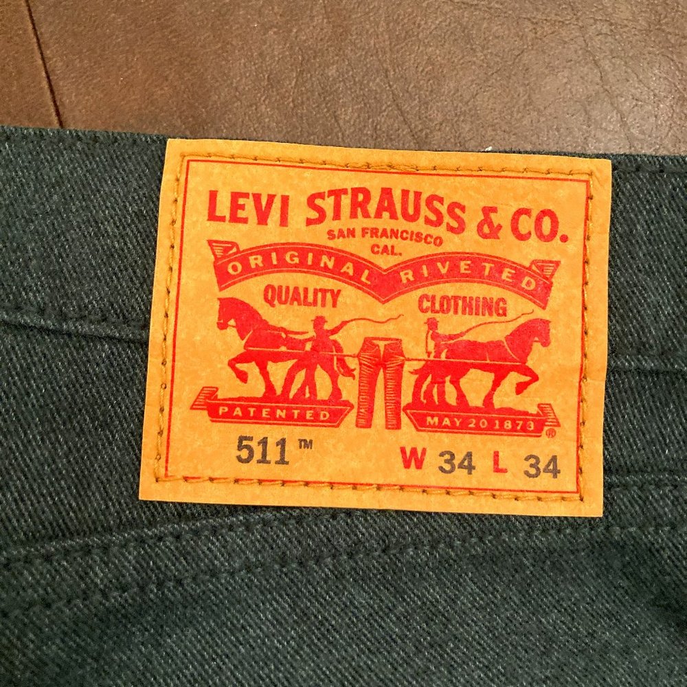 Mens Levi 511 34 x 34
